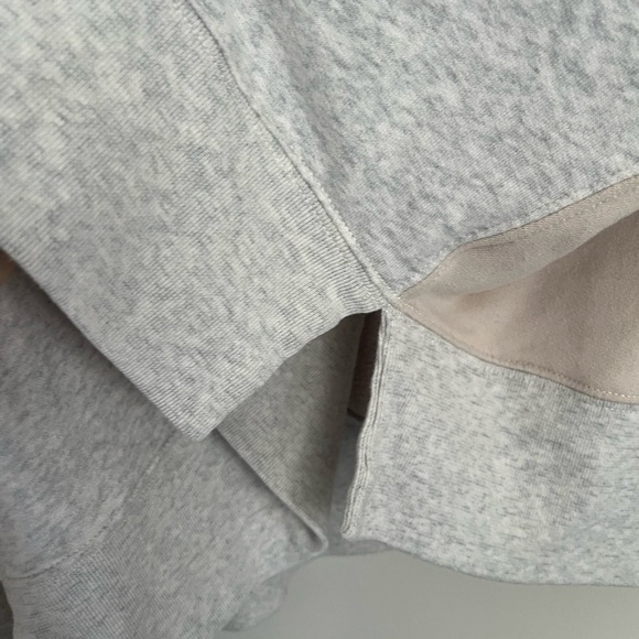 Abercrombie & Fitch Beige, Gray, and White Sweatshirt - Picture 5 of 7